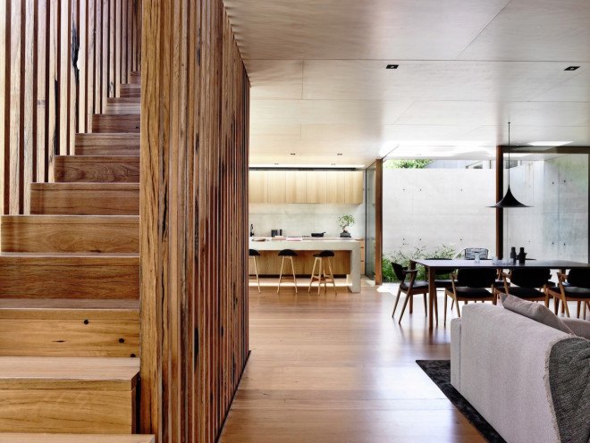 Schulberg Demkiw Architects, GBCA, Green Building Council of Australia, 6 Green Star rating, 6 Green Star home, Melbourne, Australia, high thermal mass, passive design, cross ventilation, contemporary home, eco-friendly home, sustainable architecture, Beach Avenue, Beach Avenue by Schulberg Demkiw Architects