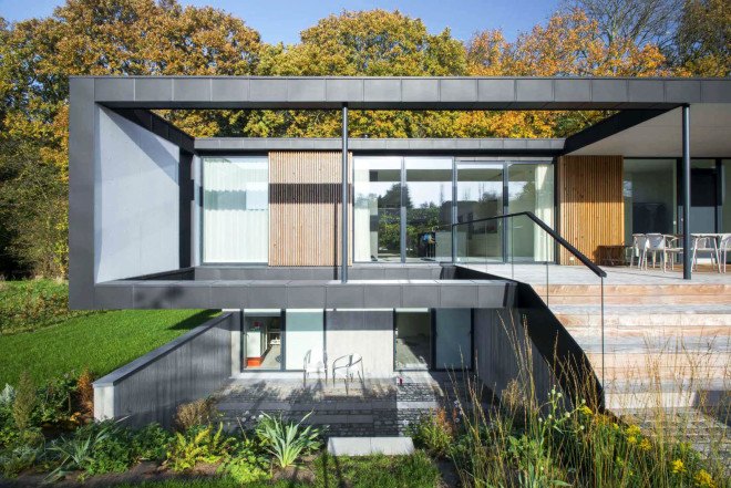CF Møller, Villa R, Danish Sustainable Architecture, Aarhus Architecture, Modern Homes Denmark, Villa R by CF Møller, CF Møller forest home