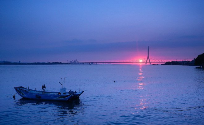 Zaha Hadid Architects, Danjiang Bridge International Competition, Danjiang Bridge, single-mast bridge, bridge design, pedestrian bridge, cable-stayed bridge, Taipei, Taiwan, green transportation