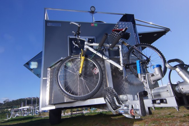ECOmbo, Ecombo New Zealand, camper, off grid camper, solar-powered camper, camper trailer, LEDs, off grid trailer, solar-powered trailer, camper trailer, off grid adventure, portable toilet, outdoor hot shower,