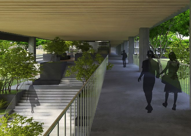 Vo Trong Nghia, Vo Trong Nghia Architects, FPT University campus by Vo Trong Nghia Architects, FPT University Campus Ho Chi Minh City, Ho Chi Minh, Vietnam, campus building, green campus, green campus Vietnam,