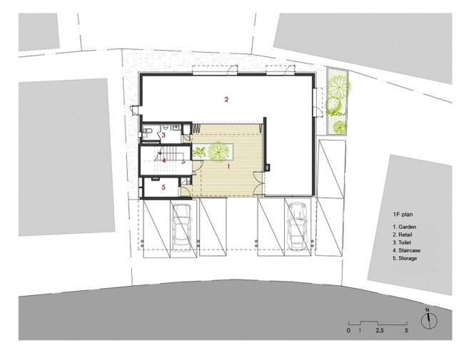 Archihood WXY, Seoul, residential architecture, common spaces, natural light, natural ventilation, green architecture, courtyard, exposed concrete, wooden flooring, multi-family housing
