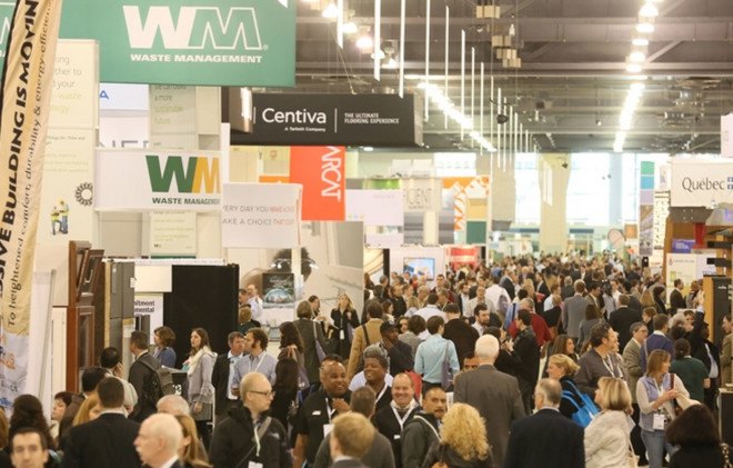 Greenbuild Greenbuilding Conference, Expo Hall, Greenbuild green architecture trade show, green building industry show, USGBC