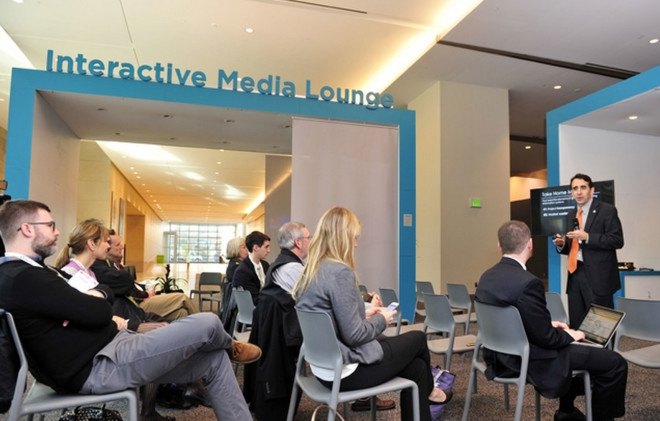 Greenbuild Media Lounge, Greenbuild green architecture trade show, green building industry show, USGBC
