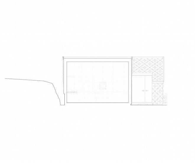 Midden Studio, Studio Weave, Scotland, Midlothian, zinc, zinc facade, embossed zinc, plywood, plywood interior, artists studio, skylights, soffit light, Scottish architecture, twin-gabled, gabled roof,