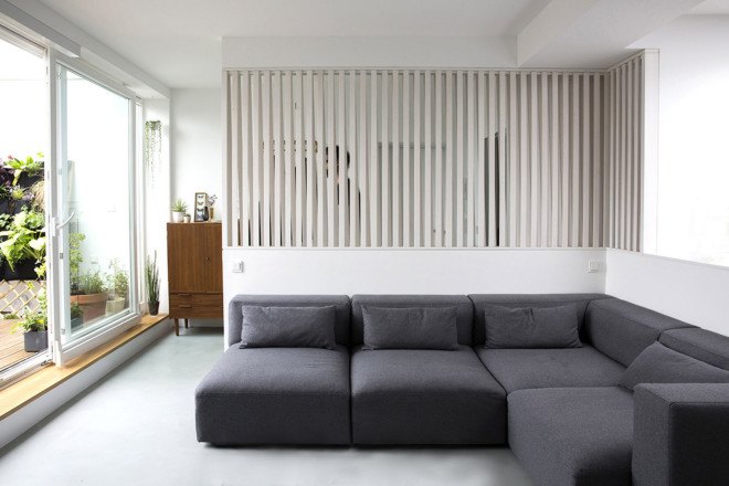 NowLab, Haus JJ, Berlin, small spaces, small apartment, spiral staircase, skylights, courtyards, green design, terrace, wooden flooring, Kreuzberg, German architects
