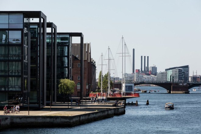 Olafur Eliasson, pedestrian bridge, green bridge, Copenhagen, green transportation, cycling, Iceland, green design, Denmark, harbor design
