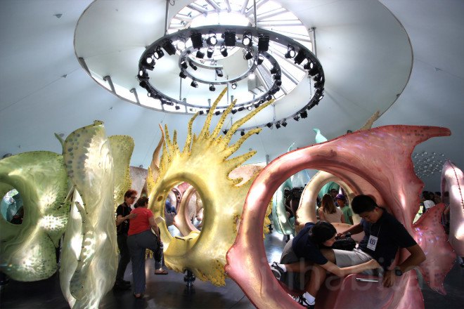 Battery Park, eco design, green architecture nyc, green design, nyc carousels, sea glass, sea glass carousel, seaglass, seaglass carousel, sustainable design, The Battery Conservancy, wxy
