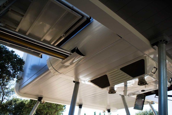 NOEM, Spaceship House, Spaceship House by NOEM, Class A energy certification, energy efficiency, Pyrenean wood, La Moraleja, UFO-like home, UFO home, prefab home, modular home, prefab architecture, modular architecture, sci-fi home,