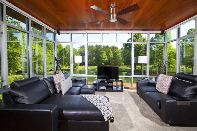 The Pond House at Ten Oaks Farm, The Pond House at Ten Oaks Farm by Michael Holly, Michael Holly architect, Holly & Smith Architects, Louisiana, net-zero, net-zero house, net-zero architecture, plus-energy, LEDs, energy star, spray-foam insulation, energy efficiency, solar power, geothermal power,
