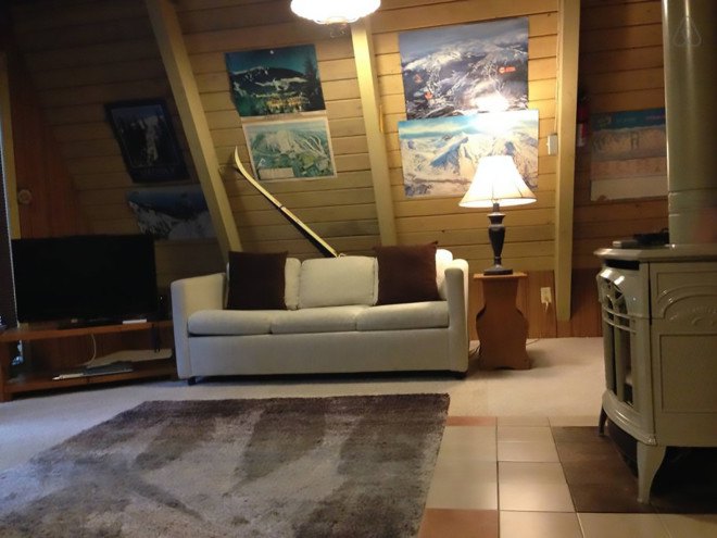 Tye Haus, Tye Haus A-Frame Cabin, AirBnb, cabin, A-Frame, a-frame architecture, a-frame cabin, Skykomish, timber cabin, airbnb cabin, Timber Lane Village, Steven’s Pass ski resort