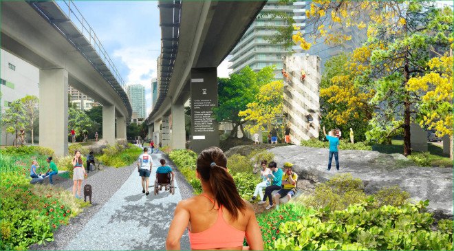 Meg Daly, Underline, Friends of the Underline, High Line, University of Miami School of Architecture, JCFO, James Corner Field Operations, Miami, Miami Metrorail, Miami park, Underline Miami, Underline linear park, Underline James Corner, Dadeland South Station, US1, bike paths