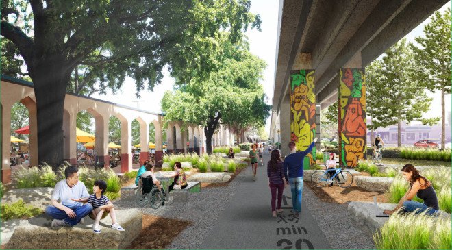 Meg Daly, Underline, Friends of the Underline, High Line, University of Miami School of Architecture, JCFO, James Corner Field Operations, Miami, Miami Metrorail, Miami park, Underline Miami, Underline linear park, Underline James Corner, Dadeland South Station, US1, bike paths