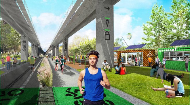 Meg Daly, Underline, Friends of the Underline, High Line, University of Miami School of Architecture, JCFO, James Corner Field Operations, Miami, Miami Metrorail, Miami park, Underline Miami, Underline linear park, Underline James Corner, Dadeland South Station, US1, bike paths