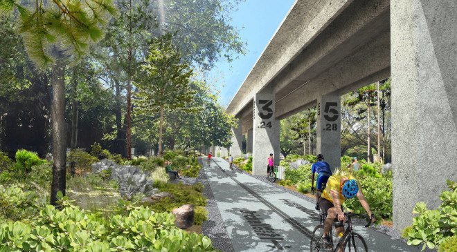 Meg Daly, Underline, Friends of the Underline, High Line, University of Miami School of Architecture, JCFO, James Corner Field Operations, Miami, Miami Metrorail, Miami park, Underline Miami, Underline linear park, Underline James Corner, Dadeland South Station, US1, bike paths