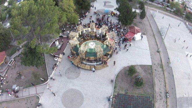 charrette, community charrette, Taller del Taller del Desierto, PKMN Architectures, Urueta Park, Chihuahua, fountain revitalization, park revitalization, community design workshop, community design, temporary installation, Urban Spa, Urban Spa by PKMN architectures,
