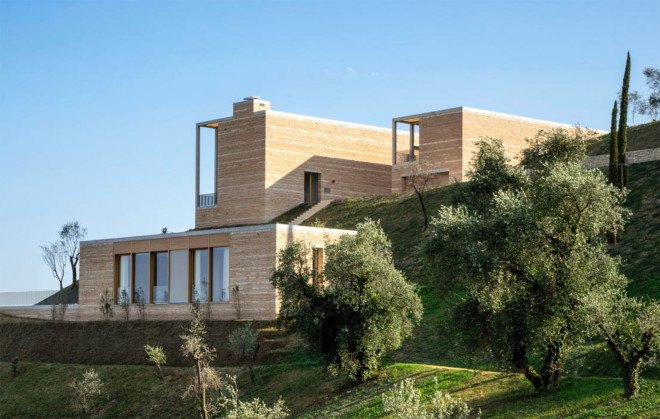 David Chipperfield, Villa Eden Lake Garda, Limonaia buildings, Italian Architecture, Starchitecture, local building materials, sustainable design, sustainable architecture, lakeside architecture