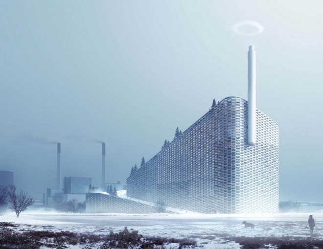 bjarke ingels group, big, steam ring generator, world's cleanest power plant, trash to energy, copenhagen big, green power, carbon emissions, climate change