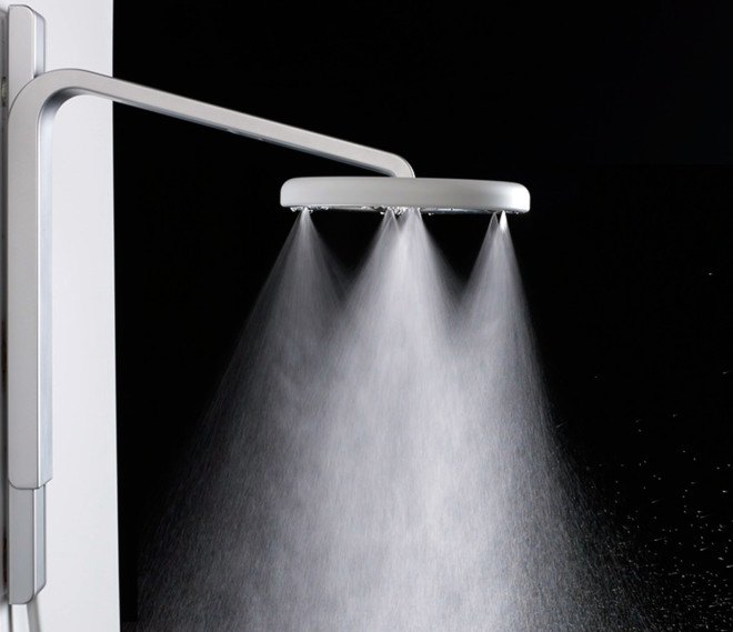 "water saving bathroom, water saving shower, nebia, nebia showerhead, water saving tips, water usage, stylish showerhead, epa water sense, green home, kickstarter nebia, green bathroom, green home, energy efficient bathroom, water heating