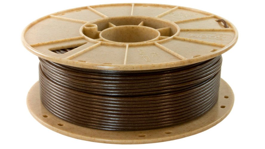 wound up coffee, 3d printing, 3d printing coffee grounds, coffee 3d printing filament, 3dom, c2renew, 3dom wound up