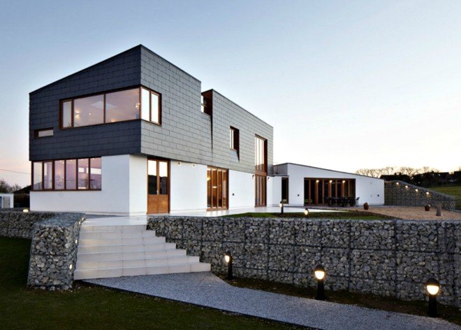 Alma-nac architects, Split House, for life home design, residential care home design, sustainable design, Fairlight, East Sussex, green design, country home design, accessible home design, country homes london, london architects, adaptable home design, subdividable home design, aging home care