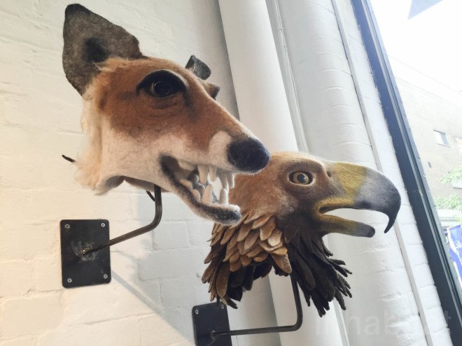 Etsy UK's Four Corners of Craft, Etsy UK, Tent London, London Design Festival, London Design Festival 2015, Animal Heads by Gladys Paulus, Gladys Paulus, Spoons by The Silver Duck, Emily Jo Gibbs, Door to the Woods, Bailey Tomlin, Ikuko Iwamoto