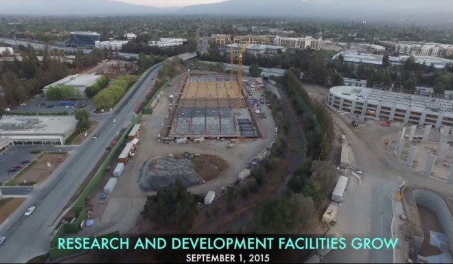 Apple Campus 2, Duncan Sinfield, Apple campus, Apple spaceship campus, drone video, aerial footage apple campus, Foster + Partners, Stee Jobs, Silicon Valley