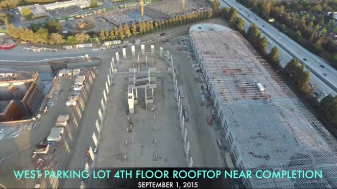 Apple Campus 2, Duncan Sinfield, Apple campus, Apple spaceship campus, drone video, aerial footage apple campus, Foster + Partners, Stee Jobs, Silicon Valley