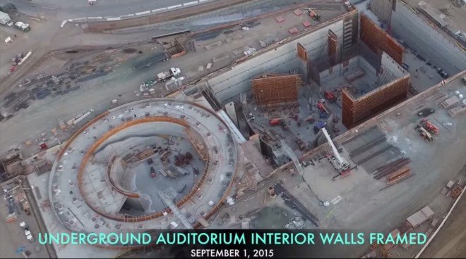 Apple Campus 2, Duncan Sinfield, Apple campus, Apple spaceship campus, drone video, aerial footage apple campus, Foster + Partners, Stee Jobs, Silicon Valley