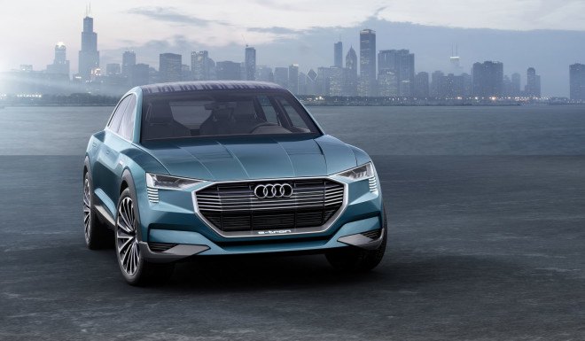 Audi, Audi e-tron quattro concept, 2015 frankfurt motor show, audi electric car, audi electric suv, tesla, tesla model s, audi q6, 2018 audi q6 e-tron, audi e-tron, green car, green suv, green transportation, electric suv, lithium-ion battery