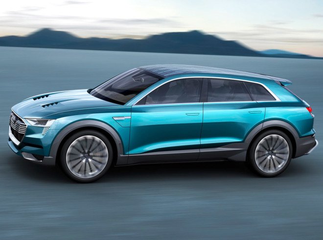 Audi, Audi e-tron quattro concept, 2015 frankfurt motor show, audi electric car, audi electric suv, tesla, tesla model s, audi q6, 2018 audi q6 e-tron, audi e-tron, green car, green suv, green transportation, electric suv, lithium-ion battery, Audi's Tesla X rival