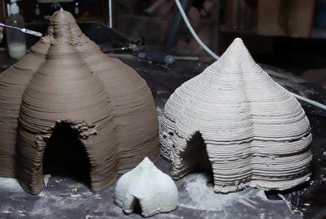 WASP, BigDelta, Massa Lombarda, World’s Advanced Saving Project, BigDelta 3d printer, 3d printer, 3d printing, 3d printing mud, affordable housing, 3d printing housing, 3d printed house, 3d printed architecture, clay, mud,