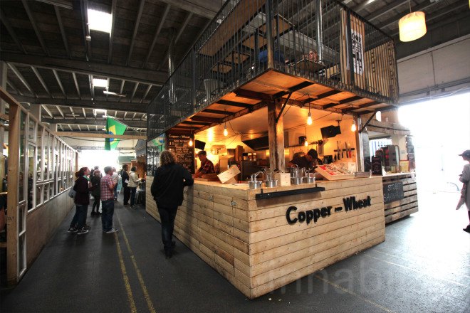 Copenhagen Street Food, paper island, street food island in copenhagen, copenhagen, green copenhagen, things to do copenhagen, street food, street food carts, green design, eco design, sustainable design, recycled materials, food trucks, food carts