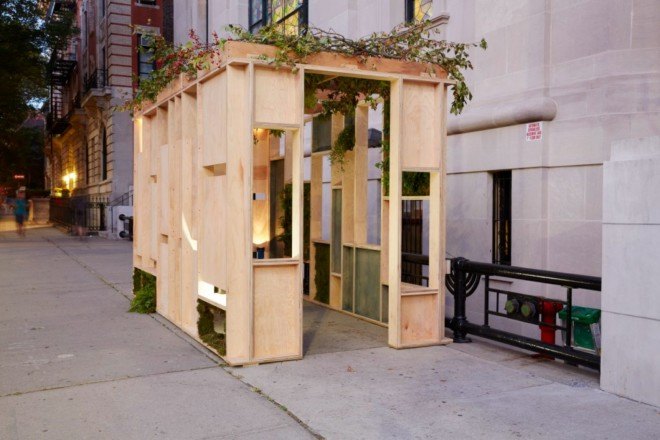 Doban Architecture, Congregation Beth Elohim, Sukkot, sukkah, brooklyn sukkah, sukkah design, urban design, nyc events, jewish holidays nyc, jewish design, jewish events 2015 nyc, temporary design, natural desing, eco design, architecture,
