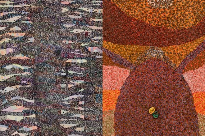 green design, eco design, sustainable design, James Cohan Gallery, Addis Ababa, Elias Sime, recycle art, eco art, trash art