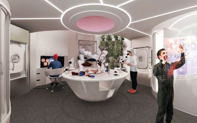 Foster+Partners, space habitat, Mars, Mars habitat, NASA, space travel, 3d printing, 3d printing technology, futuristic design, modular architecture, inflatable architecture