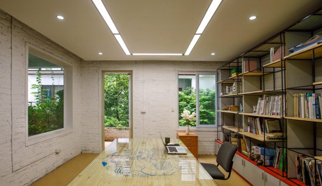 Studio 102, Hanoi, Vietnam, green renovation, living space, workspace, energy consumption, natural ventilation, reclaimed materials, natural lighting