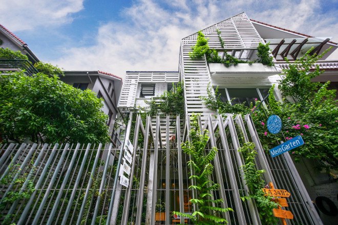 Studio 102, Hanoi, Vietnam, green renovation, living space, workspace, energy consumption, natural ventilation, reclaimed materials, natural lighting