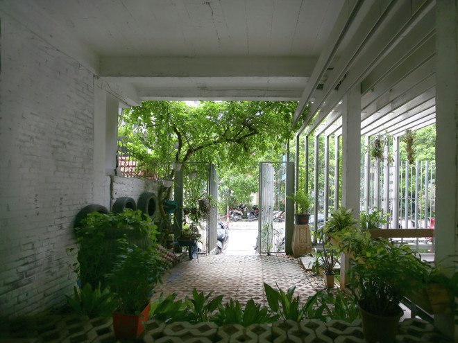 Studio 102, Hanoi, Vietnam, green renovation, living space, workspace, energy consumption, natural ventilation, reclaimed materials, natural lighting
