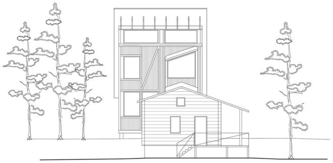 Samurai House, Helsinkizurich architects, Villa Samurai, Finnish architecture, home design, pitched roof, slanted roof, villa samurai roof design, roof design, green design, sustainable design, wooden homes, home renovation, log homes, log cabins