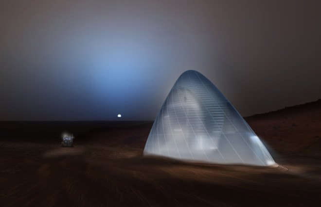 hydroponic garden, Search consortium, space exploration architecture, ice house, ice house nasa, ice house mars, mars habitat, 3d printed ice house, 3d printed mars habitat, NASA, Clouds AO, Ice house by Search and Clouds AO,