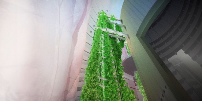 hydroponic garden, Search consortium, space exploration architecture, ice house, ice house nasa, ice house mars, mars habitat, 3d printed ice house, 3d printed mars habitat, NASA, Clouds AO, Ice house by Search and Clouds AO,