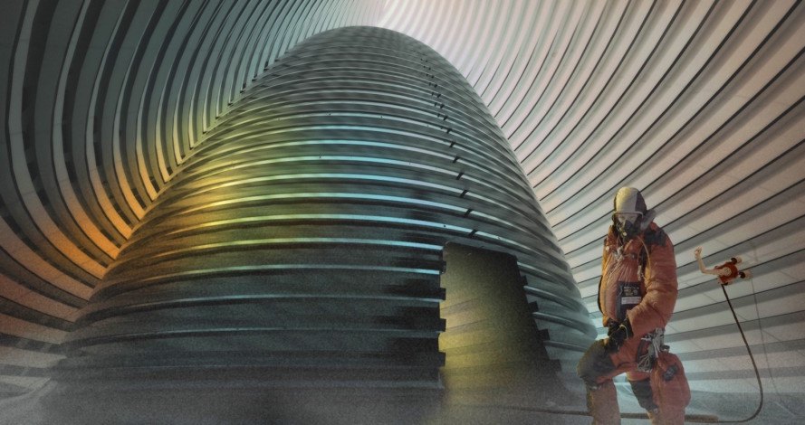 hydroponic garden, Search consortium, space exploration architecture, ice house, ice house nasa, ice house mars, mars habitat, 3d printed ice house, 3d printed mars habitat, NASA, Clouds AO, Ice house by Search and Clouds AO,