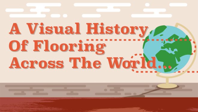 Infographic, reader submission, green flooring, bamboo flooring, linoleum flooring, eco friendly flooring, history of flooring, floors, floor design, floor materials, history of the floor, floor infographic