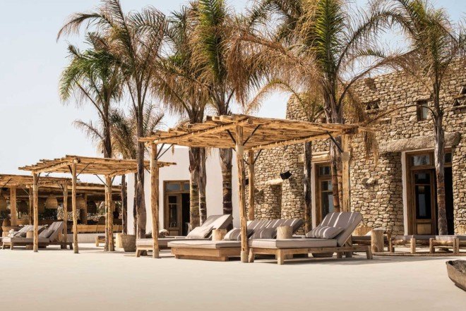 K-Studio, natural materials, Greece, Scorpios, Mykonos, Lambs and Lions, Michael Schickinger, Annabell Kutucu, Cycladic architecture, seaside hotel,