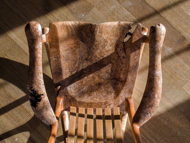 Furniture, green furniture, green design, wood, woodworking, salvaged wood, salvaged material, green material, renwick gallery, craft, Erickson woodworking, Smithsonian Renwick gallery, LA county museum of art, California central valley, handmade furniture
