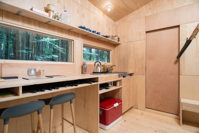 Lorraine, Getaway, Getaway startup, Ovida, Lorraine tiny house, tiny house, tiny houses, rent a tiny house, Harvard student startup, Harvard student tiny house, Harvard student Getaway, Harvard Getaway startup, composting toilet, tiny home, off grid home, solar powered home, closed water system