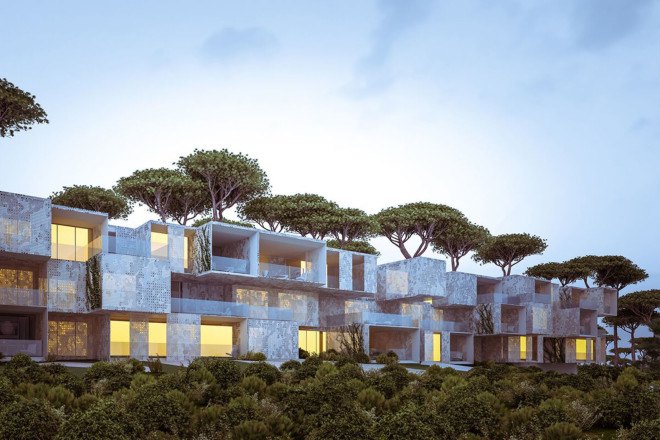 social housing, modular housing, modular architecture, prefab, prefab architecture, green architecture, Tangier, Morocco, perforated facade, shading system, natural ventilation, natural lighting, Malka Architecture