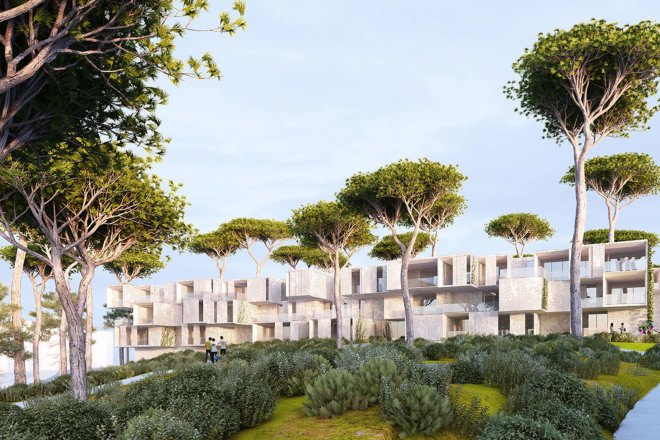 social housing, modular housing, modular architecture, prefab, prefab architecture, green architecture, Tangier, Morocco, perforated facade, shading system, natural ventilation, natural lighting, Malka Architecture