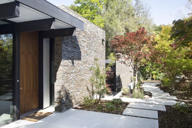 Klopf Architects, Eichler homes, energy efficient architecture, floor-to-ceiling windows, open layout, green architecture, skylights, green interior